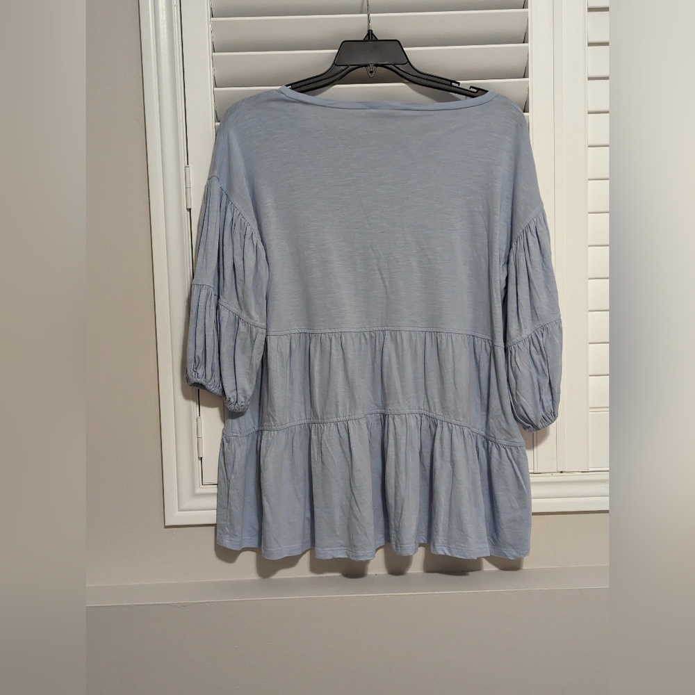 - - DG2 Dianne Gillman with puffy 3/4 sleeves. Baby blue colour. Size… - Picture 7 of 8